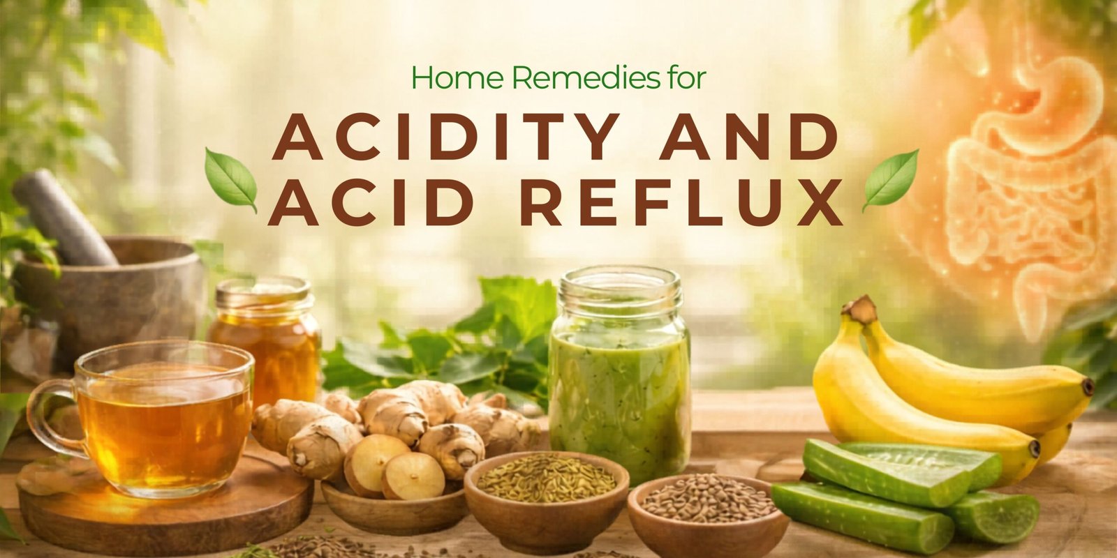 Home Remedies for Acidity and Acid Reflux