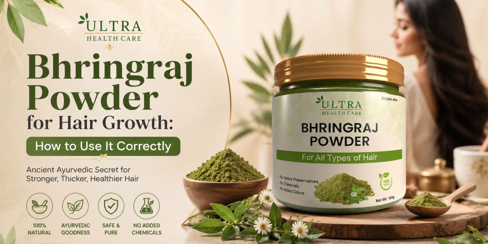 Bhringraj Powder for Hair Growth