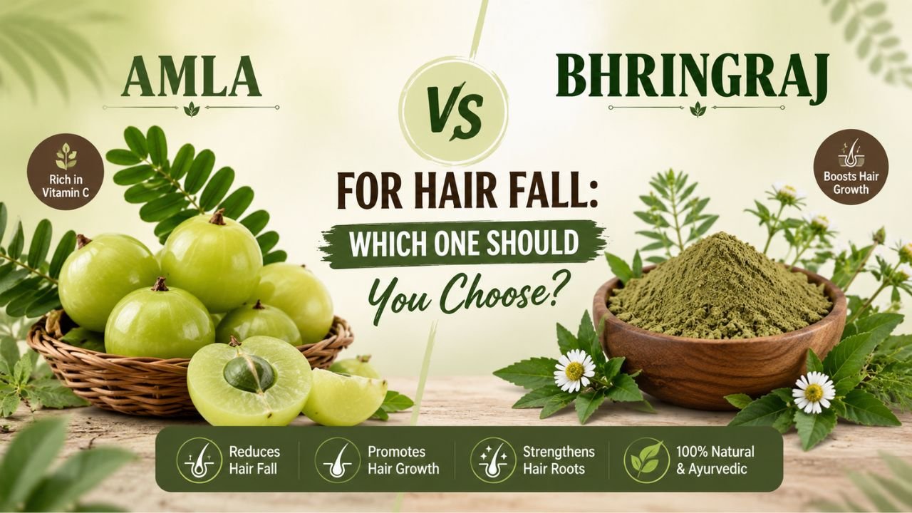 amla vs bhringraj for hair fall