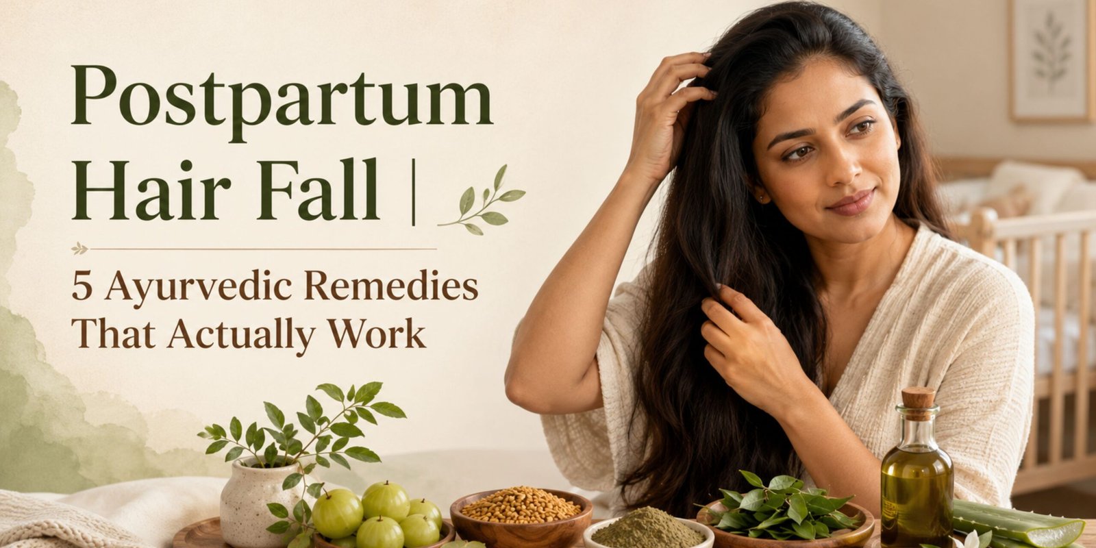 postpartum hair fall ayurvedic remedies